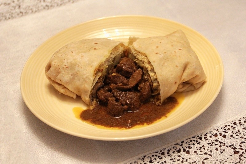 Goat Roti Combo (No Rice)